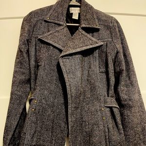 Wool Military Style Blazer